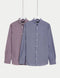 2pk Regular Fit Easy Iron Long Sleeve Checked Shirts